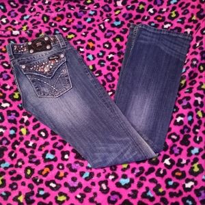 Miss me bling bootcut size 27 denim jeans. Very cute!